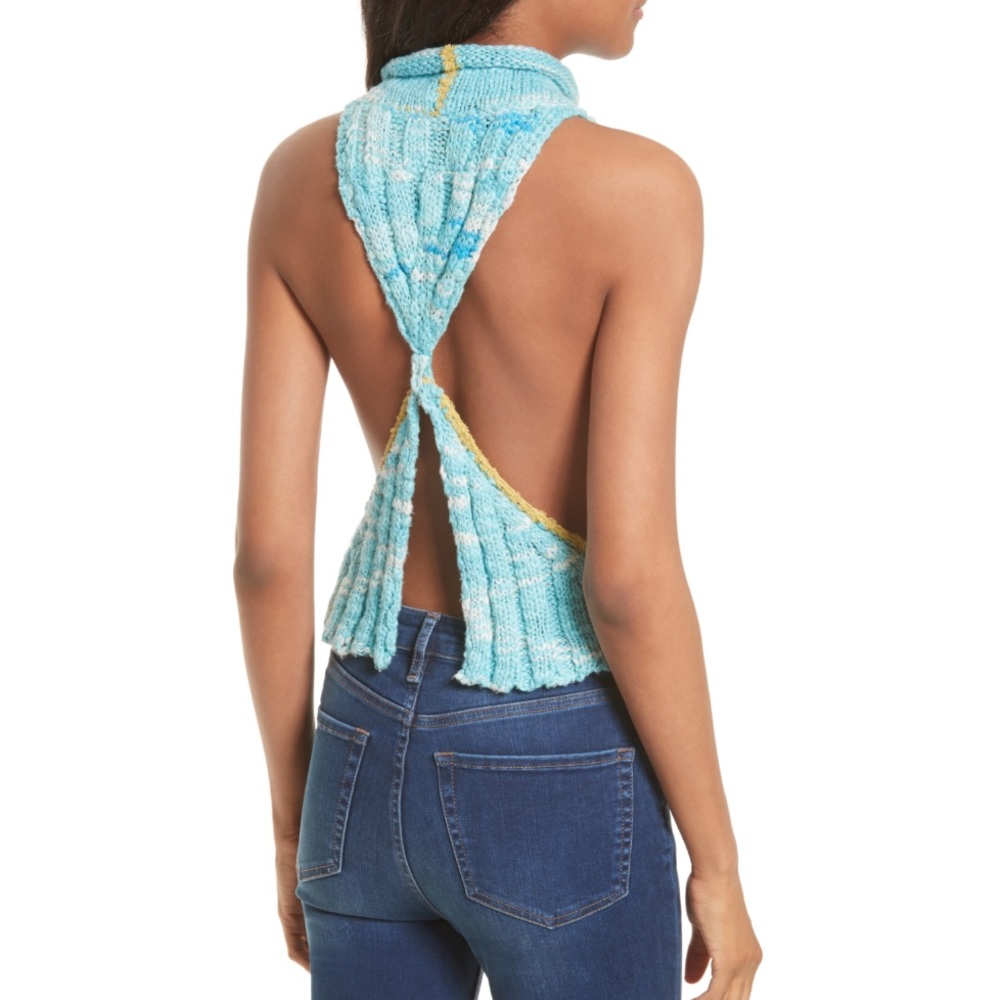 Free People Laguna Cross Back Knit Tank
